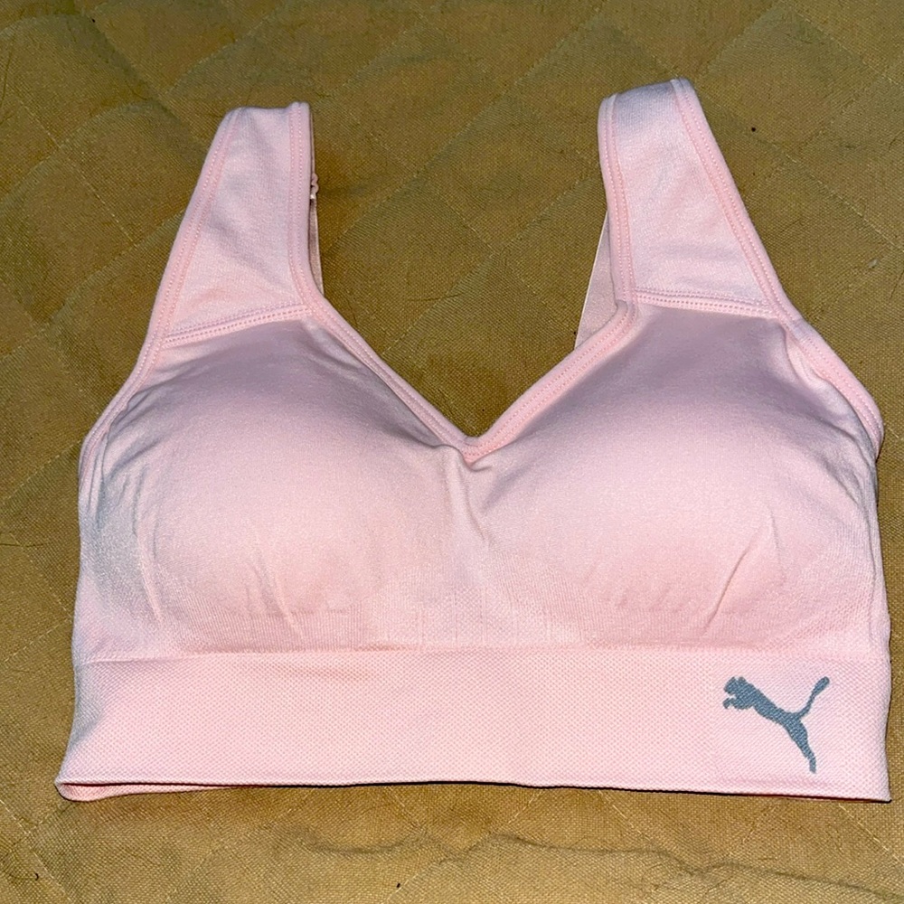 PUMA Sport Bra NWOT - padded pink size small